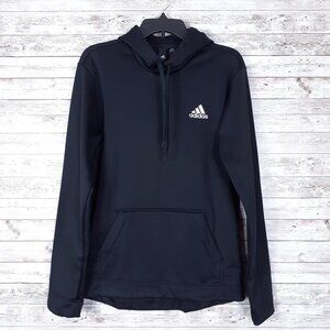 Adidas Mens Hoodie Black White Logo G